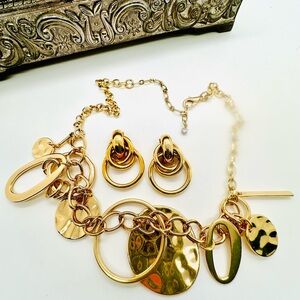 Statement Necklace & Shoe Clips